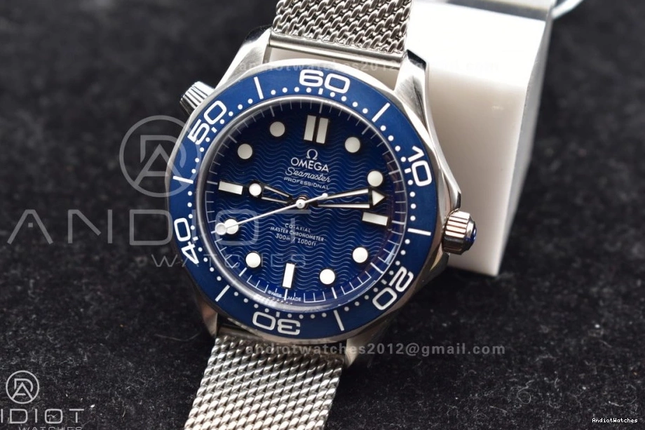 on Mesh DailyWear A Bond Bracelet 60th 1065 Edition 300M Best VSF anniversary 42mm Seamaster James 0416